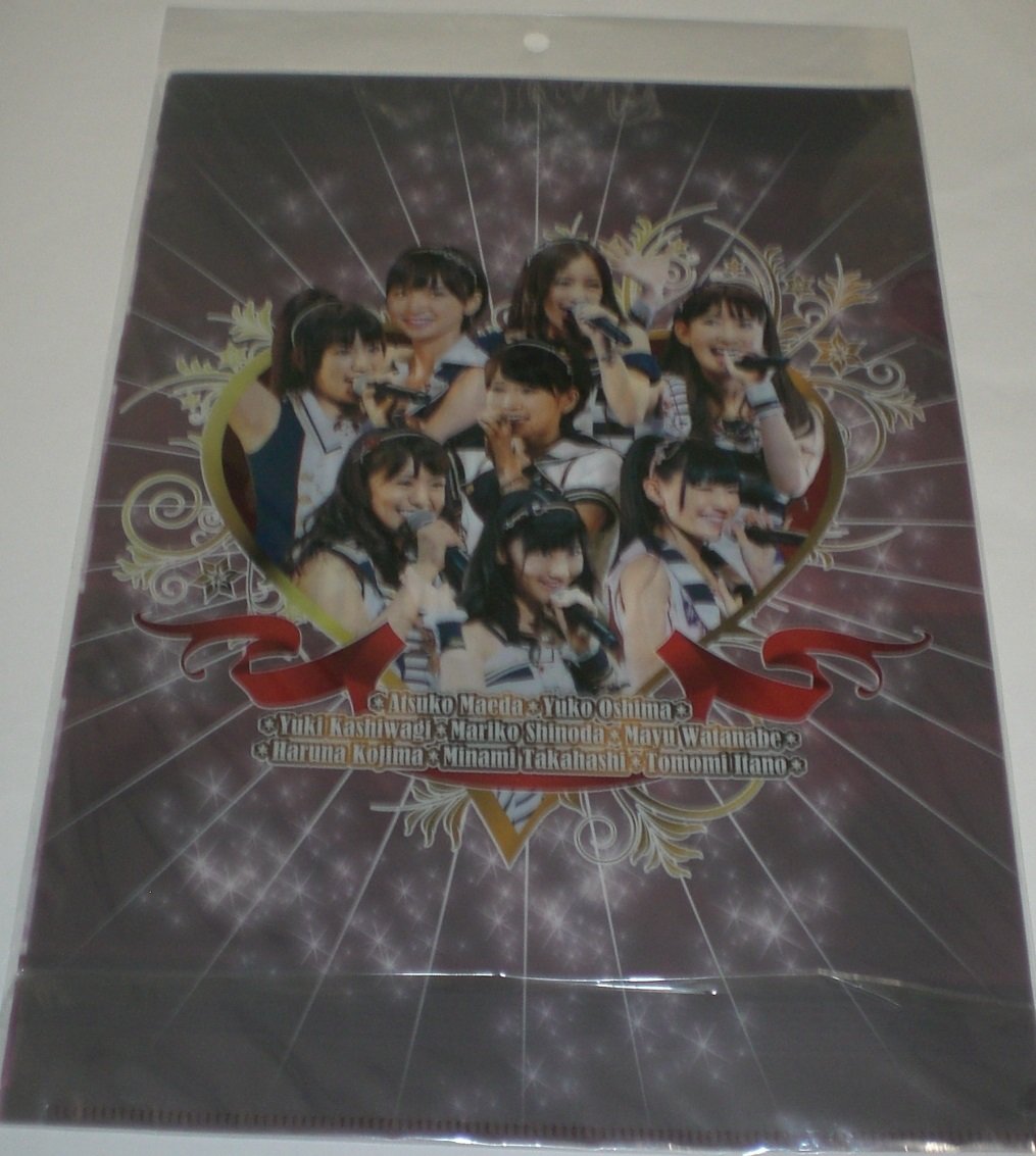 Amazon.co.jp: AKB48 A4サイズ クリアファイル 2枚 セット A4F